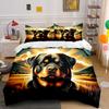 Rottweiler with Radiant Background. Bedding Sets Duvet Cover Sets Duvet Covers Pillowcases(1*Duvet Cover 2*Pillowcases Without Duvet Insert)