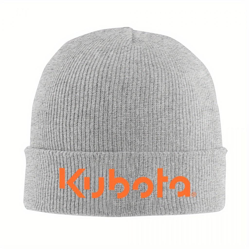 Kubota Logo Orange Strickmütze Warme Beanie Mütze Baseballkappe