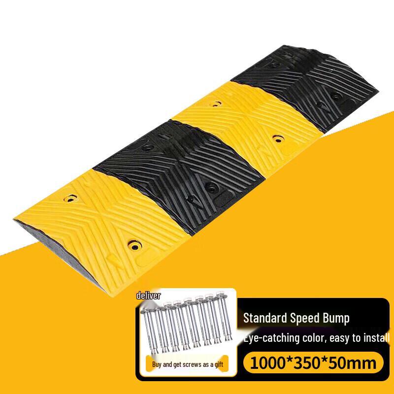 Rubber-Plastic Traffic Speed Bump
