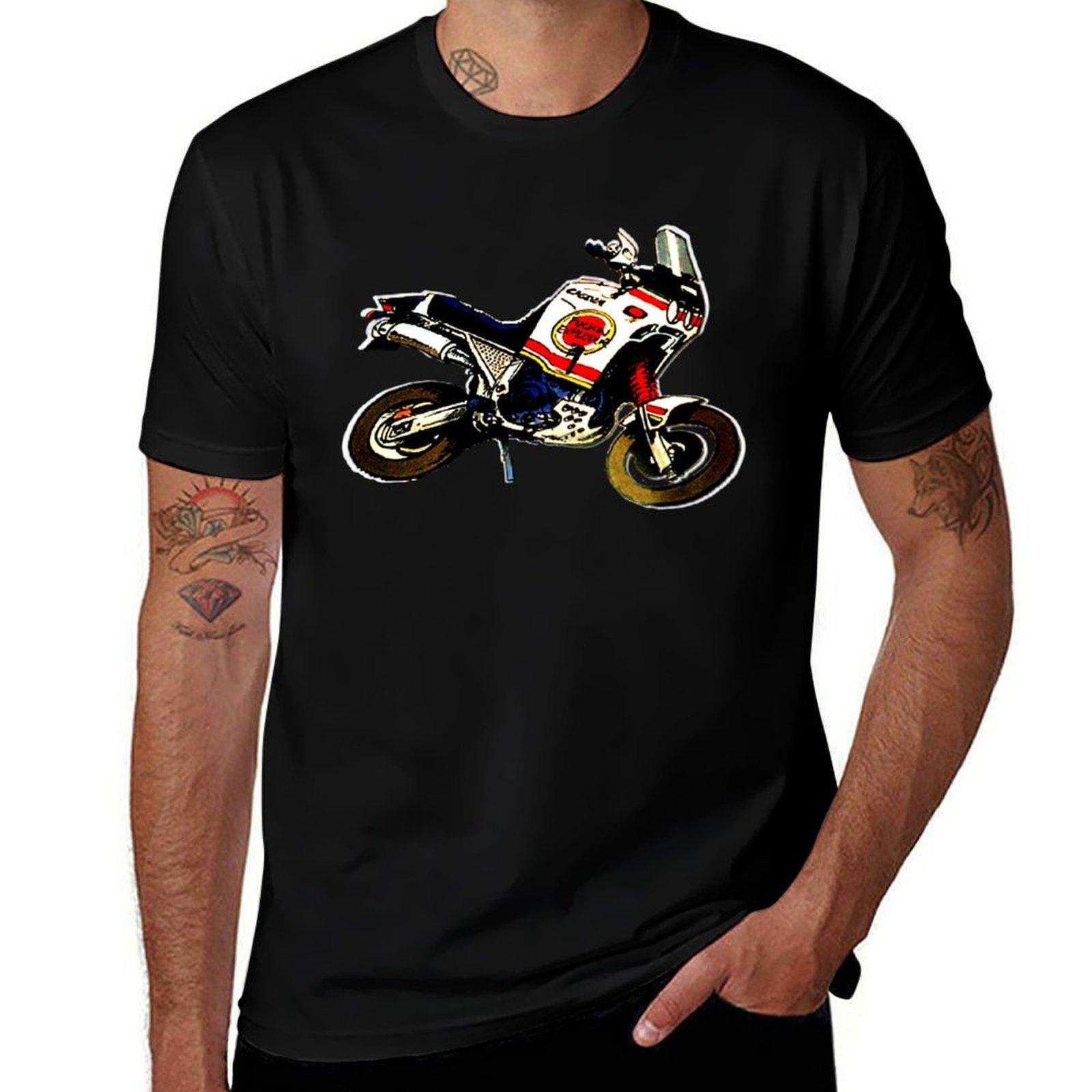 Lucky Strike Cagiva Elefant Cartoon T-Shirt New Edition Anime Clothes for a Boy Graphic Shirts Designer T Shirt Men S