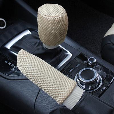 2 pièces/ensemble Poignées de frein à main de voiture Housse de manchon de frein à main Universel Antidérapant Décoration Auto Couvercle de pommeau de levier de vitesse de frein à main