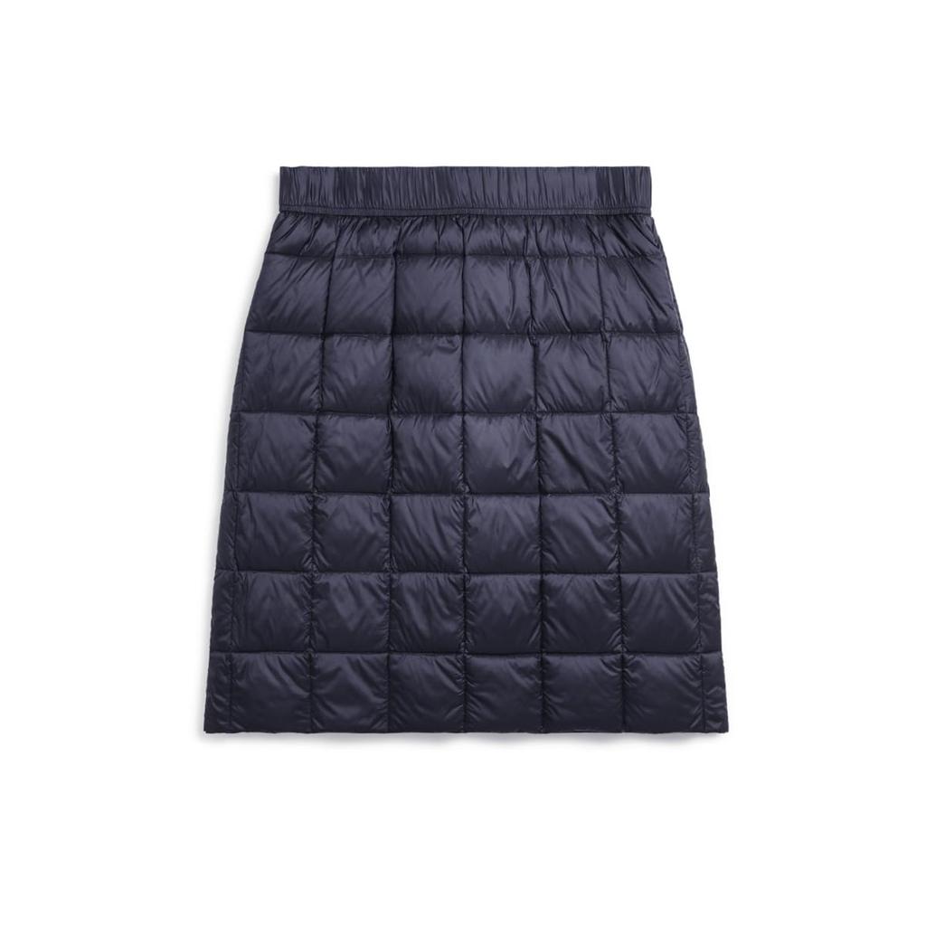 Taion Basic Down Skirt W150RS Dark Size S Women's Navy,