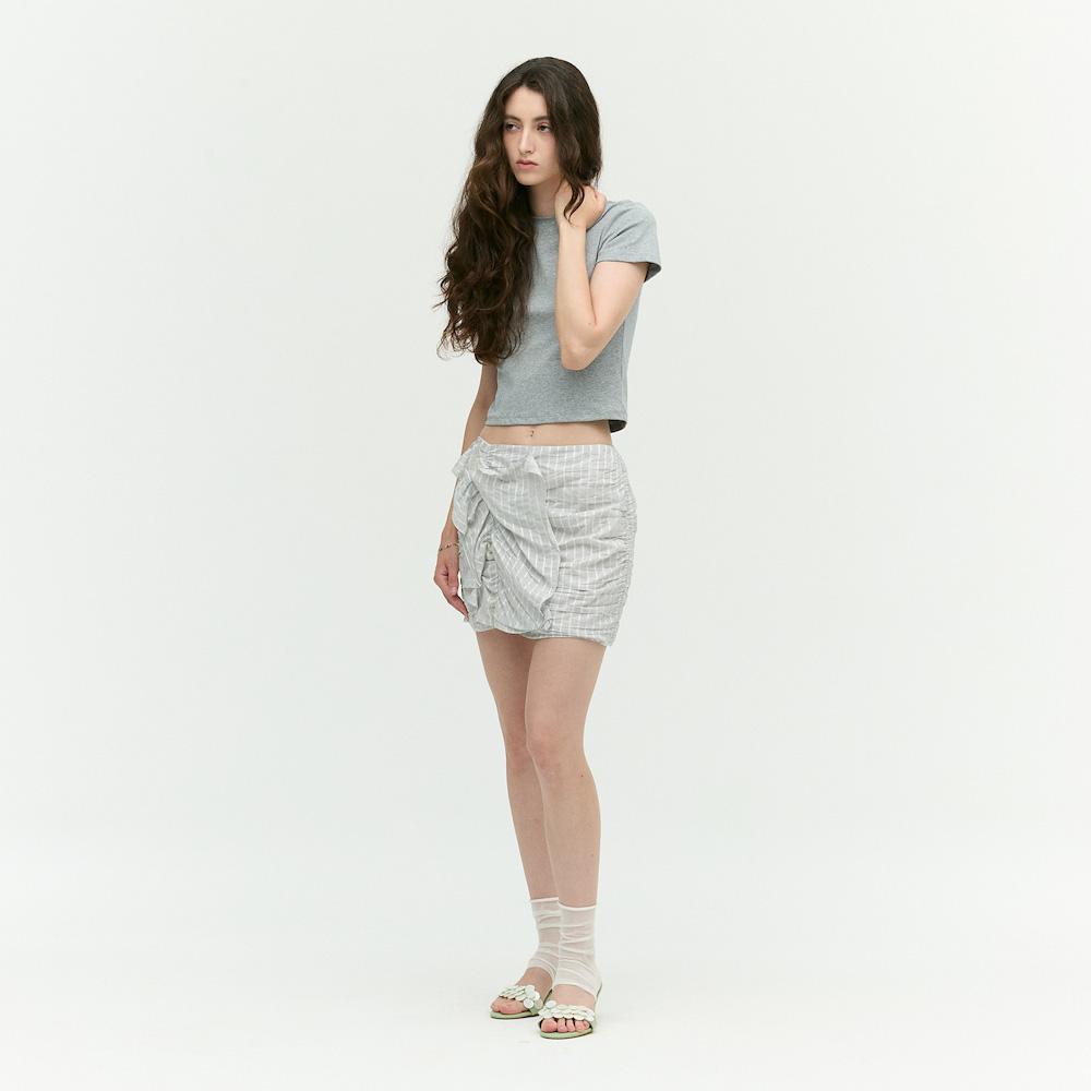 Ibiem Drape Wrap Mini Skirt Emq5Wsk050