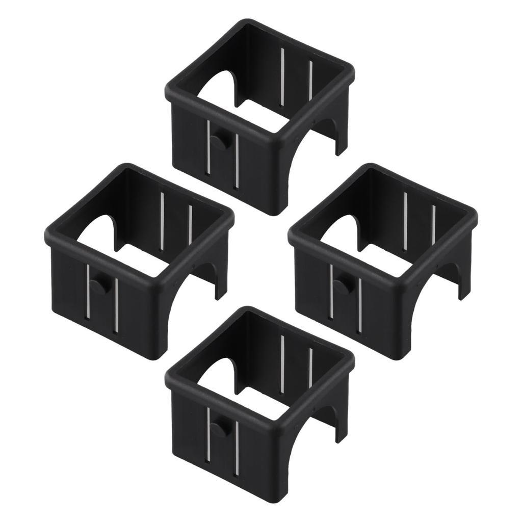 Black Diameter Plastic Square Tube Sleeve Easy To Use And Install