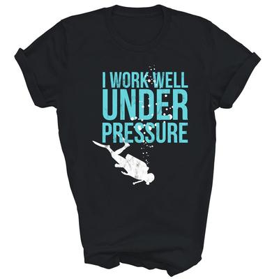 Lavoro Bene Sotto Pressione Subacquea Maglietta Unisex Regalo