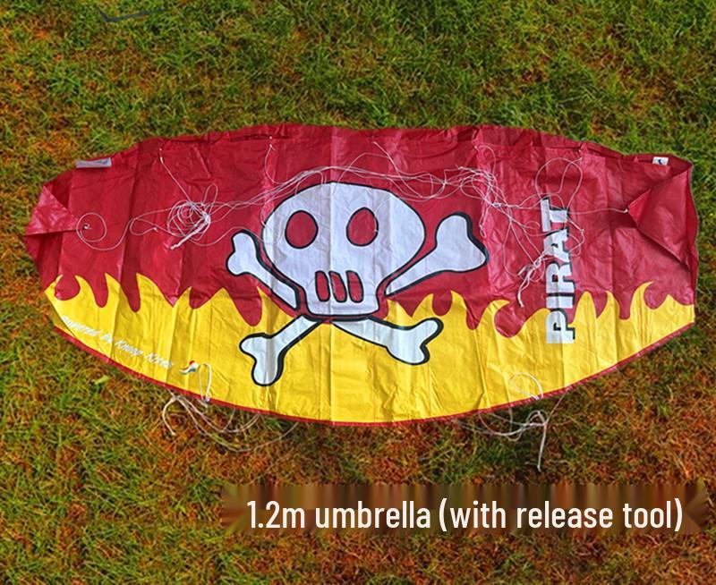 Rainbow Dual-Line Sport Stunt Kite with Parachute