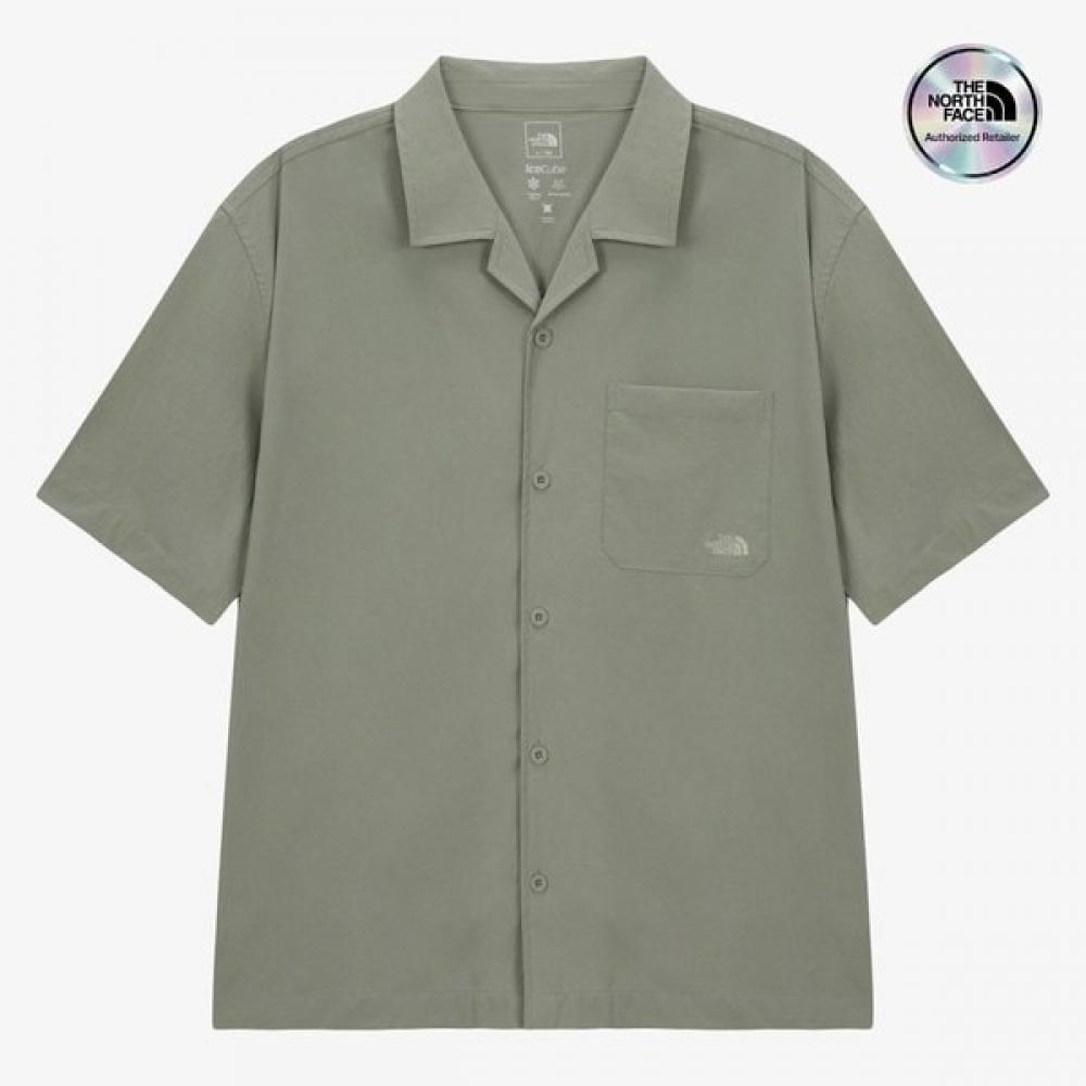 The North Face Men S Ice Cube Short Sleeve Shirt Herb Garden nh8SS20c