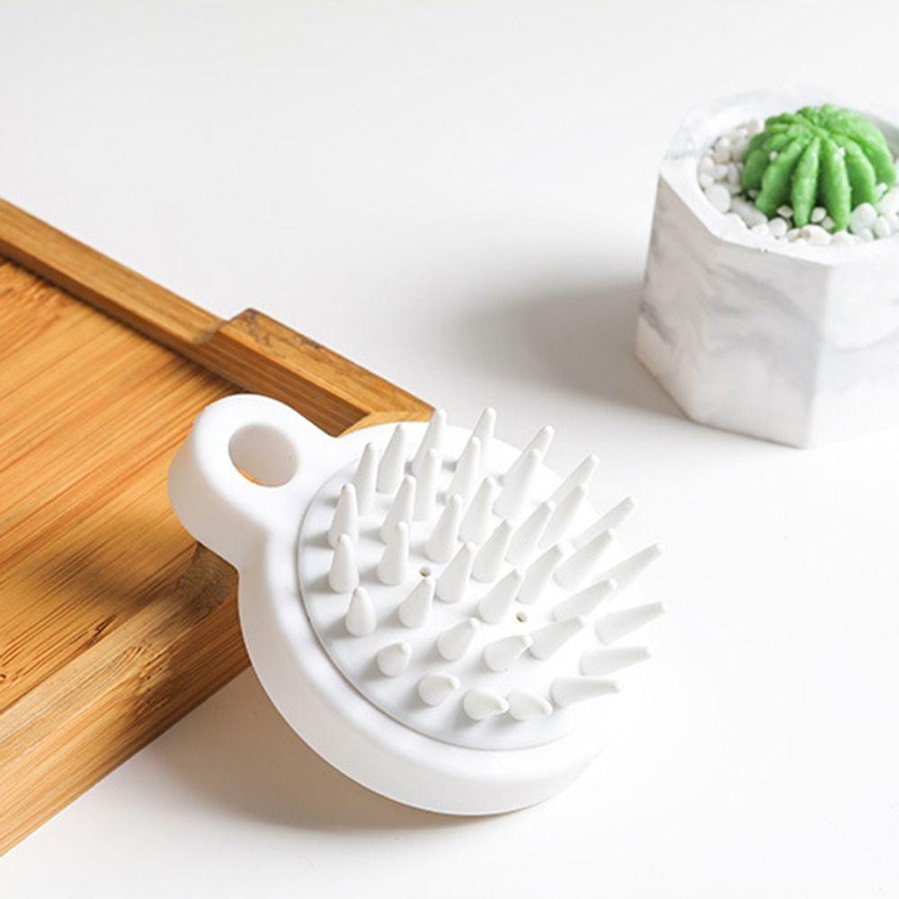 Soft Silicone Shampoo Brush Comfortable Shower Brush Exfoliator Body Brush  Bath SPA