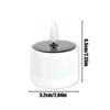 6Pcs Solar Tea Light LED Candles Outdoor Waterproof Flameless Solar Tea Lights Rechargeable Candles for Party Garden Home Decor