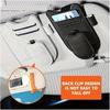 Magnetic Car Glasses Clip Sun Visor Sunglasses Holder Multifunctional PU Eyeglasses Hanger Portable Ticket Card Clip Auto Parts