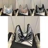 Fashionable Metallic Butterfly Womens Backpack 2024 New Versatile Shoulder Bag