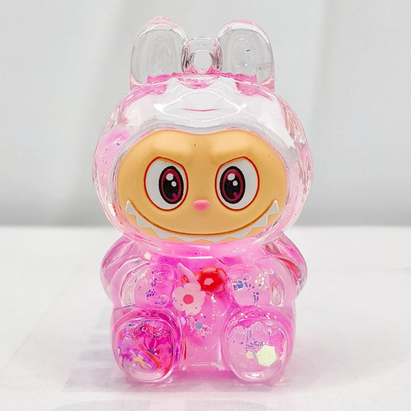 Quicksand Rabbit Cute Flash Color Dopamine Car Home Toy Ornaments