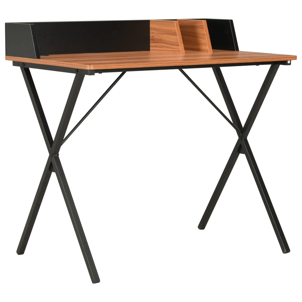 Bureau  et marron 80x50x84 cm