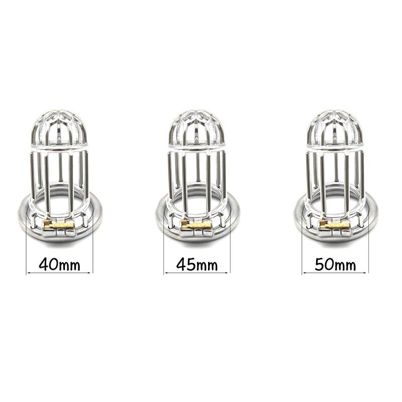 Penis Cage  Sex Toys for Men Stainless Steel Cock Rings BDSM  Slave Ball Stretcher Urethral Chastity Scrotum Cuckold