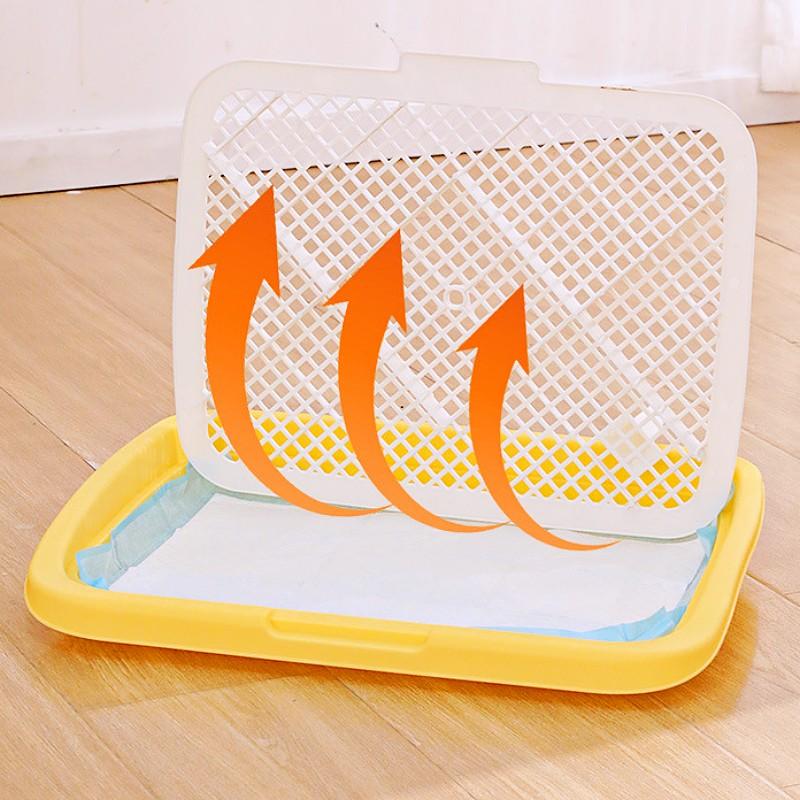 Dog Toilet Dog Litter Box Anti-splash Urine Toilet for Puppy Training Indoor Small Dogs Litter Box Cleaning Tool Pet Accessories
