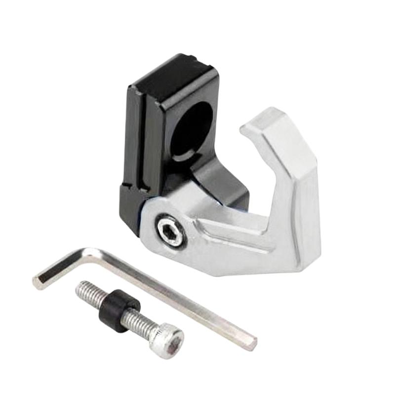 Universal Motorcycle Handlebar Mounting Bracket Motorbike Foldable Aluminum Hanger Hook For Scooter Storage Accessories