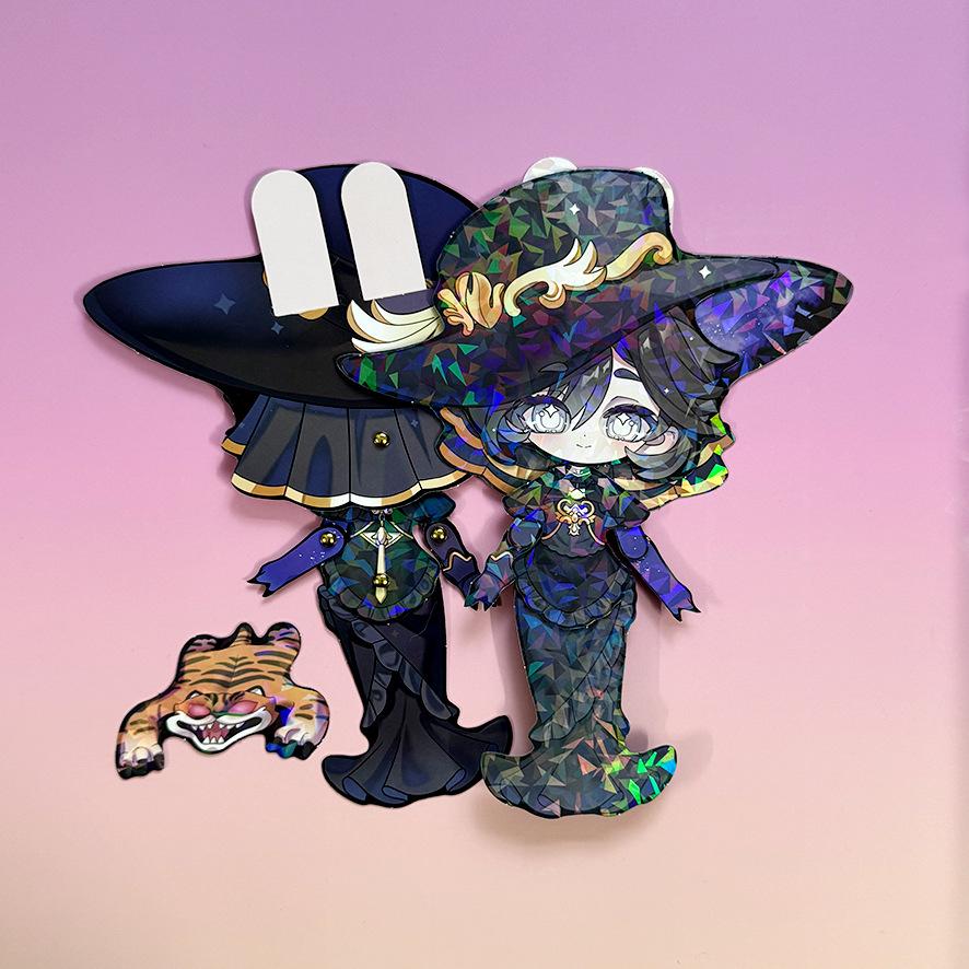 Mermaid Bride Paper Doll with Assembly Tools & Protective Film - Frightening Treasure Hunt Team Collection