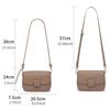 Fashionable Women's Square Bag Luxury Designer Genuine Leather Women Shoulder Bags  Simple Cowhide Crossbody Bag