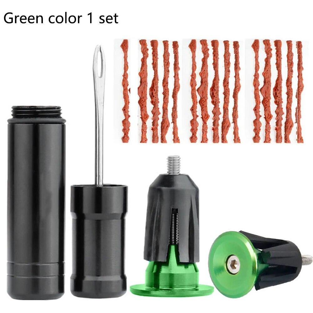 MTB Road Bicycle Tire Repair Tools Original Bike Tubeless Tire Rubber Bacon Strips And Insertion Tool Urgent Glue Free Repair