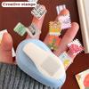 Blue DIY Stamp Border Punch Stamp Shape Craft Punch Embossing Machine Round Hole Punch Toothed Puncher Embosser Color Random
