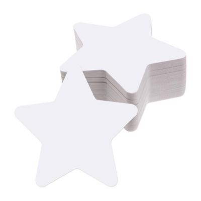 100Pcs Star Paper Cutouts for Classroom Bulletin Board Decoration 3.5Inch Star Cutouts for Wedding Birthday