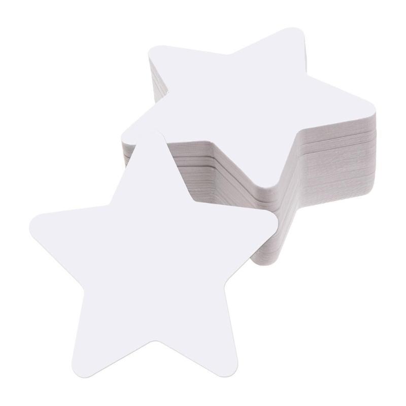 

100Pcs Star Paper Cutouts for Classroom Bulletin Board Decoration 3.5Inch Star Cutouts for Wedding Birthday 1