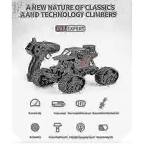 2 In 1 Rc Cars Remote Control Car 1:14 Scale 25 Mph 40 Km/h High Speed 4wd Off Road Rc Trucks compatible with Adults Boys & Kids, 2.4ghz All Terrain T