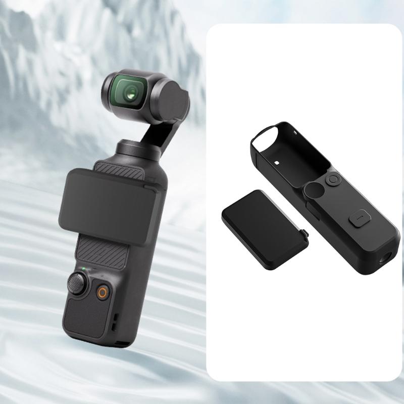 Shockproof Silicone Protective Case For POCKET 3 Camera Devices Secure Grip Design Outdoor Travel Essential Sleeve