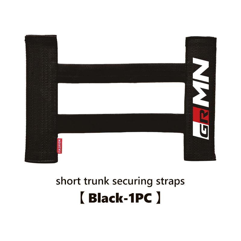 Car Interior Organizer Back Rear Trunk Storage Mesh Fixed Straps For Toyota GRsport Hilux Aygo Yaris Corolla Rav4 CHR Auris