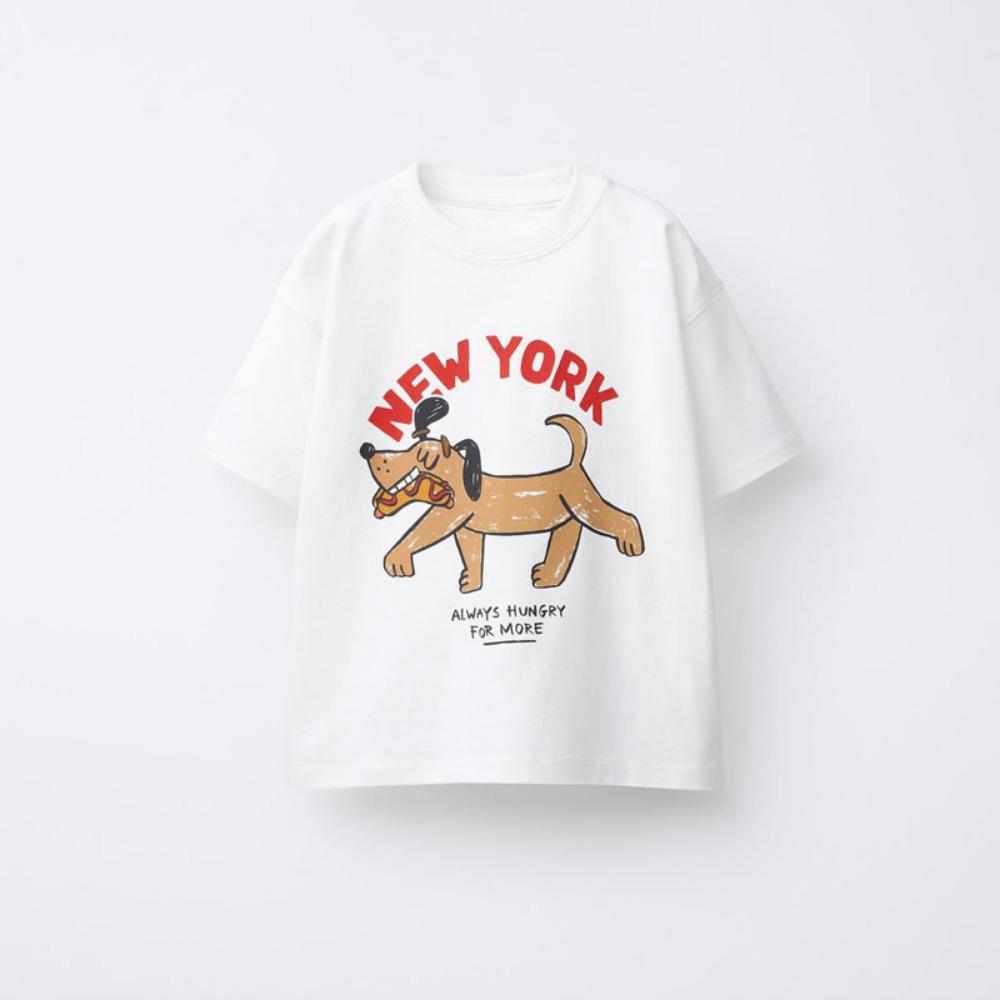 

Animal Pattern Boys Clothes T-shirt Summer New Simple Fashion Short Sleeve Tops Kids Tees Round Collar Print Children s T Shirts 110