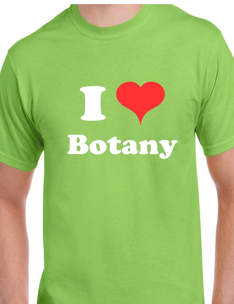 

I Love Botany T Shirt Heart Study of Plants Nature Growth Photosynthesis Tee XL