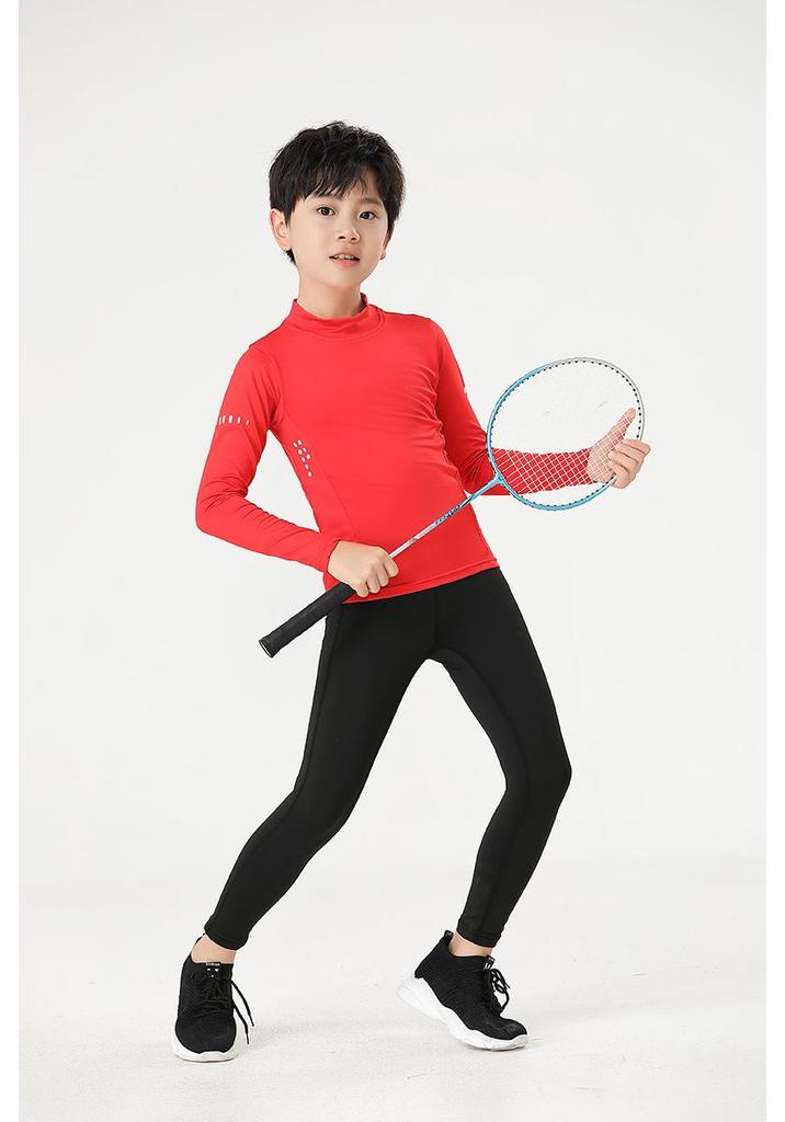 2024 Kids' Quick-Dry Sportswear Set: Elastic Fit Underwear for Boys & Girls, Perfect for Basketball, Football, and Athletics