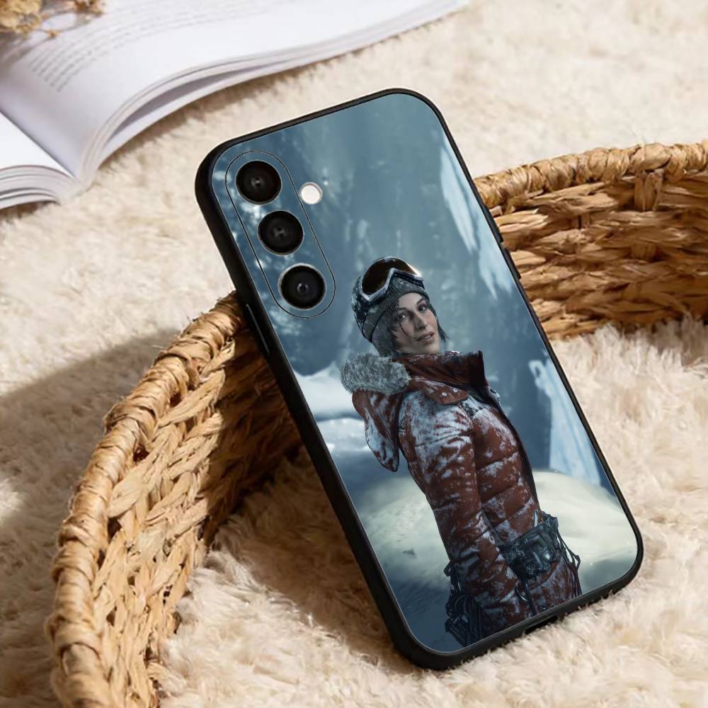 T-Tomb Hot R-Raider Lara Croft Phone Case For Samsung Galaxy A91,80,73,72 ,71,53,52,32 ,31,22,21s,20,Soft Black Case