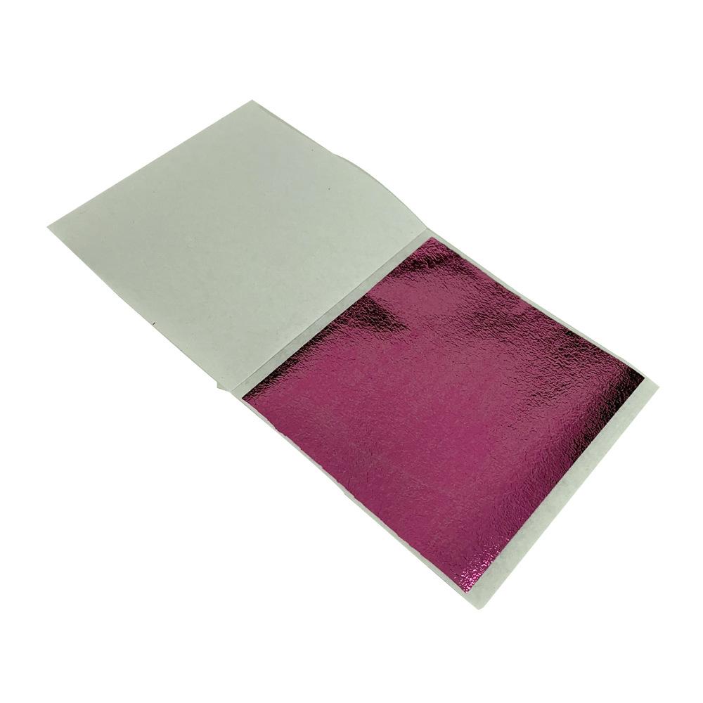Papel de folha de ouro e prata imitação embalado individualmente para artesanato de resina epóxi faça você mesmo, papel de folha para fabricação de joias de unhas