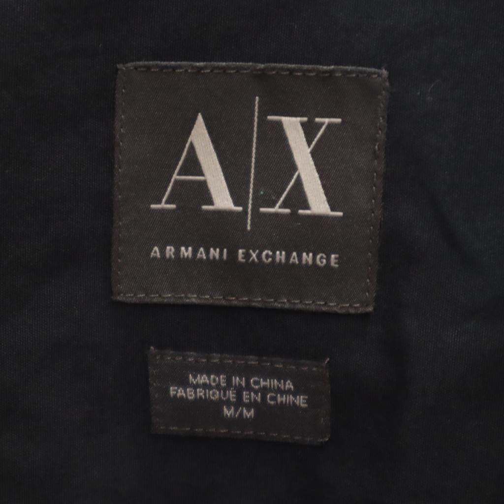 Armani Exchange Long Sleeve Cotton Shirt M Black Men's Used