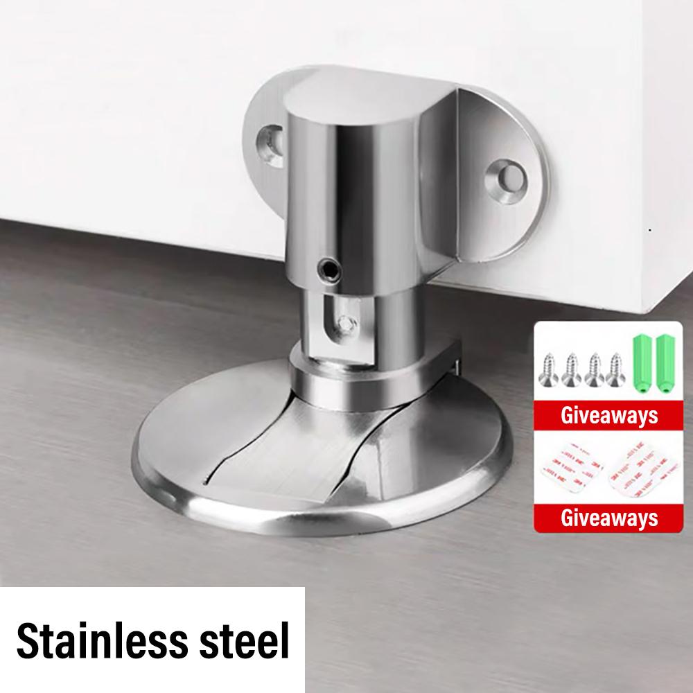 

Дверной стопор, противоударный, бытовой, невидимый, дверной присоска, без дырокола, сильный магнитный дверной стопор, регулируемый стопор для дверей 1Pcs