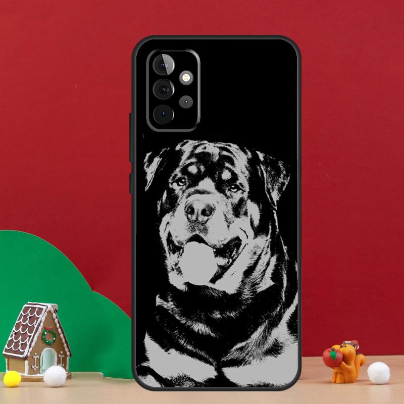 

Cute Rottweiler Dog Case For Samsung Galaxy A54 A06 A16 A26 A36 A56 A53 A32 A52 A33 A13 A55 A35 A15 A14 A34 A17 Samsung A73 5G
