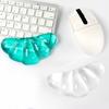 Ergonomic Wrist Guard Anti-Slip Transparent Design Creative Shape Silicone Elbow Pad Cushion Cute Clear Mouse Wrist Pad