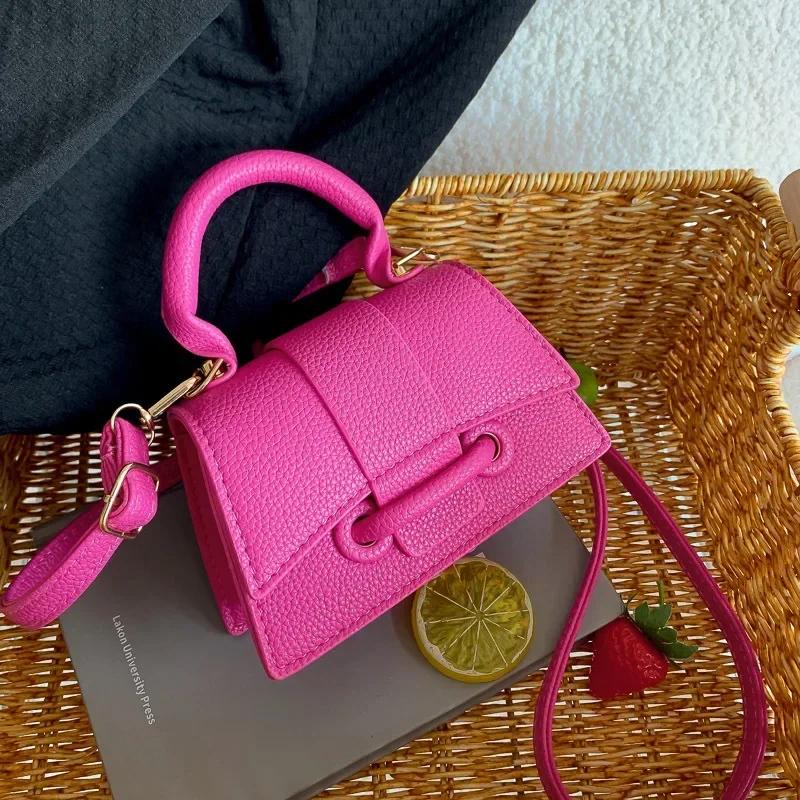 Trendové kabelky přes rameno Dámské pevné pokročilé crossbody kabelky přes rameno Módní mini kabelka na nákupy Kosmetické úložné kabelky