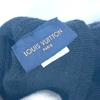 Louis Vuitton M73470 Gon Mai Monogram Eclipse Gloves Wool Black/gray
