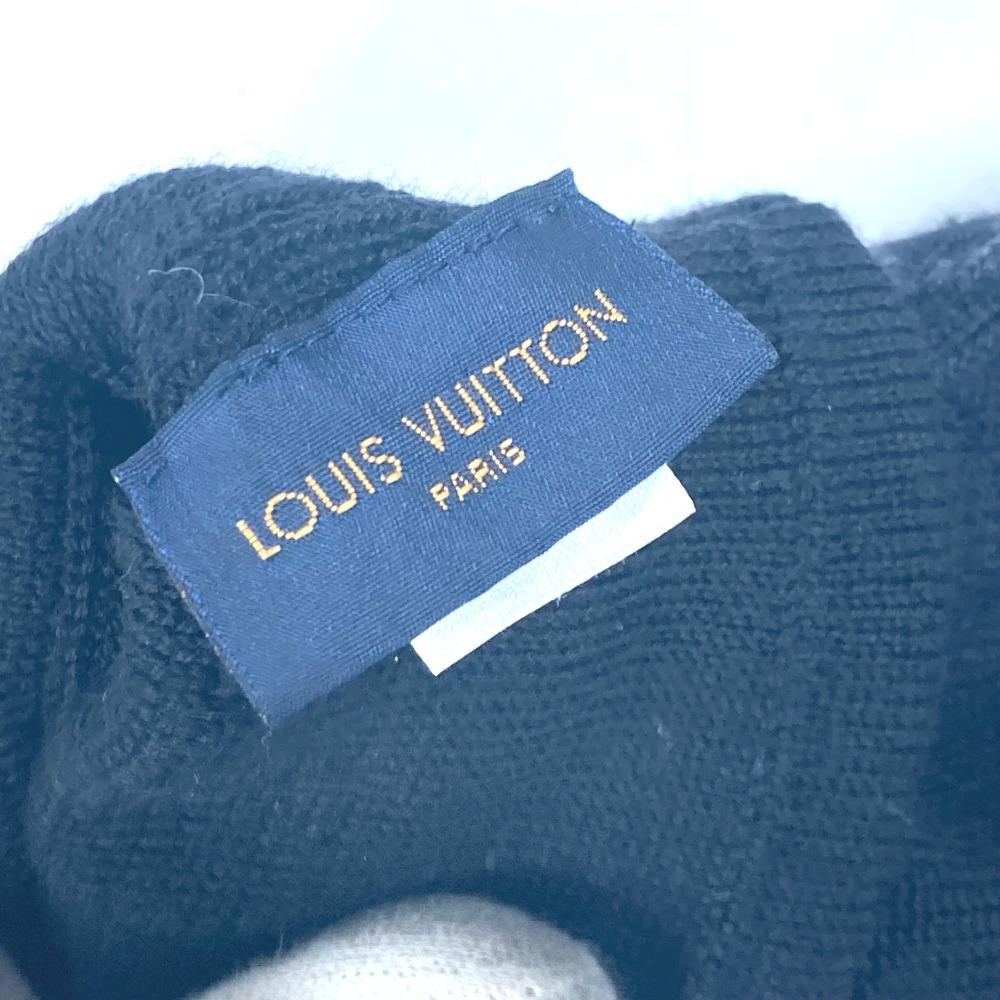 Louis Vuitton M73470 Gon Mai Monogram Eclipse Gloves Wool Black/gray