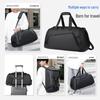 Men's High-End Wear-Resistant Insulated Travel Fitness Bag with Wet/Dry Separation