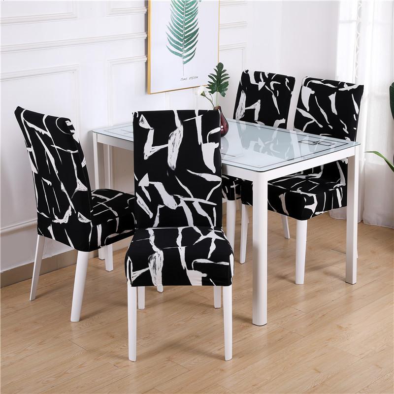 Stretch Chair Cover Spandex Dining Seat Cover for Banquet Wedding Restaurant Hotel Anti-dirty Removable Funda De Silla