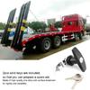 T Handle Door Lock, Trailer Locking Latch, RV Garage Door Lock, Suitable for Trailers and RV Tops, Etc(Black)