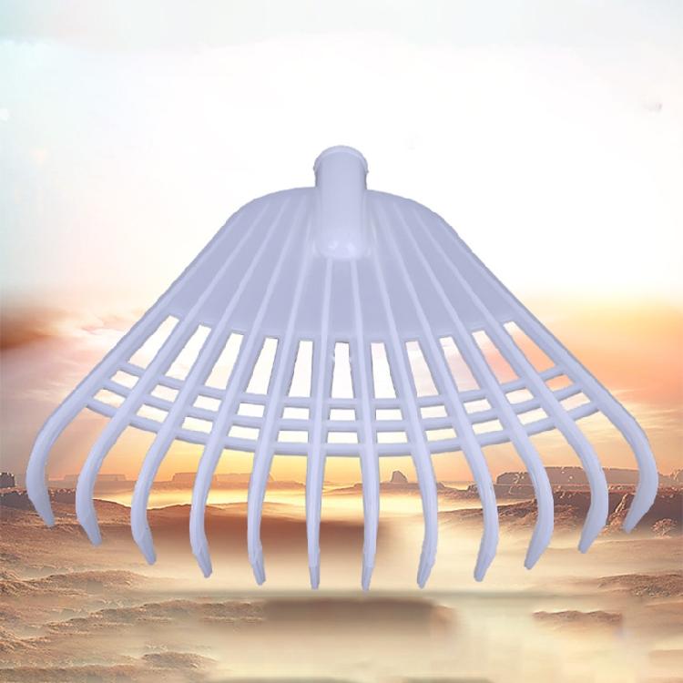 Unique Design Leaf Rake with 12 Tooth Plastic Grass Rake Flower Planting Rake