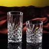 330ml or 350ml Summer Diamond-shaped Glass Cups Lemon Sparkling Water Pairs Well with Transparent Glass Cups for Parties Gifst