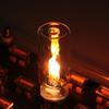 USB Flame Night Light with Touch Control Realistic Flickering LED Candle for Home Car Adjustable Brightness