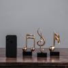 Musical Note Model Living Room Decoration Home Decor Desktop Decoration Resin Crafts Art Sculptures Festival Gift