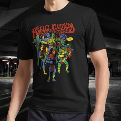 

The gizzard king merch Active T-Shirt Funny Size S to 5XL 4XL