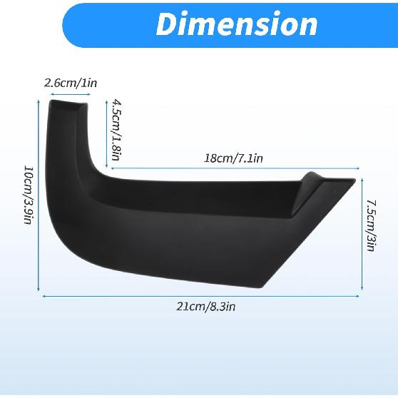 Rear Left Passenger Side C Pillar Mould Trim for Honda Civic 2012-2015 Door Window Pillar Post Exterior Repair Cover Trim Black No.72721-TR3-A00